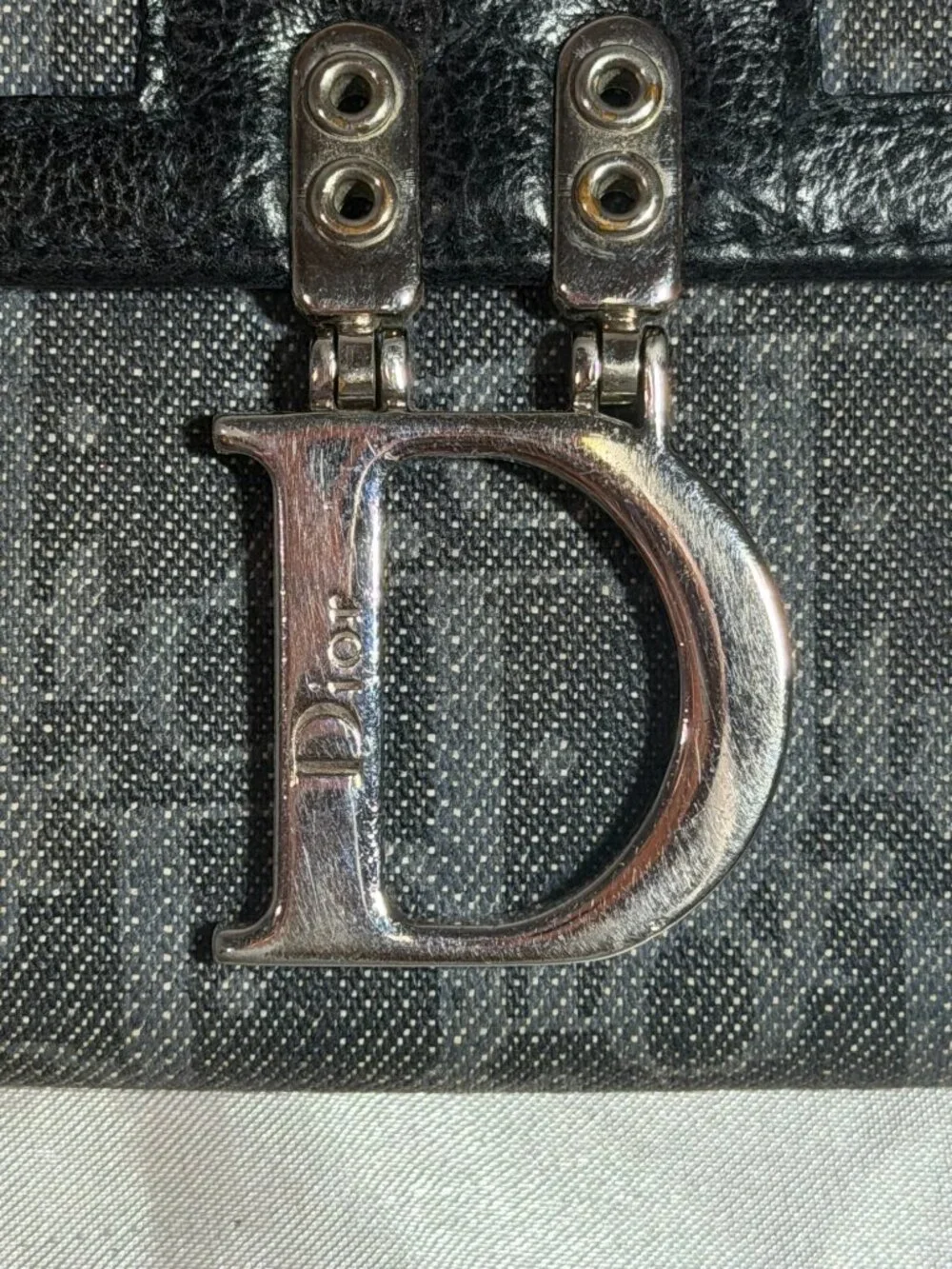 Christian Dior Vintage Trotter / Oblique Bifold Wallet